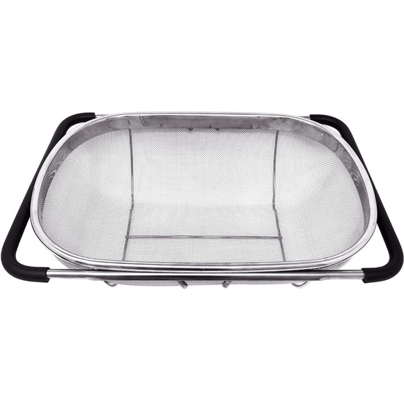 Expandable stainless steel colander - Picture 2 of 8